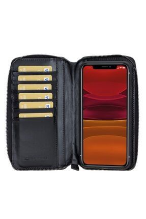 Mw Pouch Deri Telefon Kılıfı Iphone 11 Pro Max Rst1 Siyah Rfıd 055.002.001.023