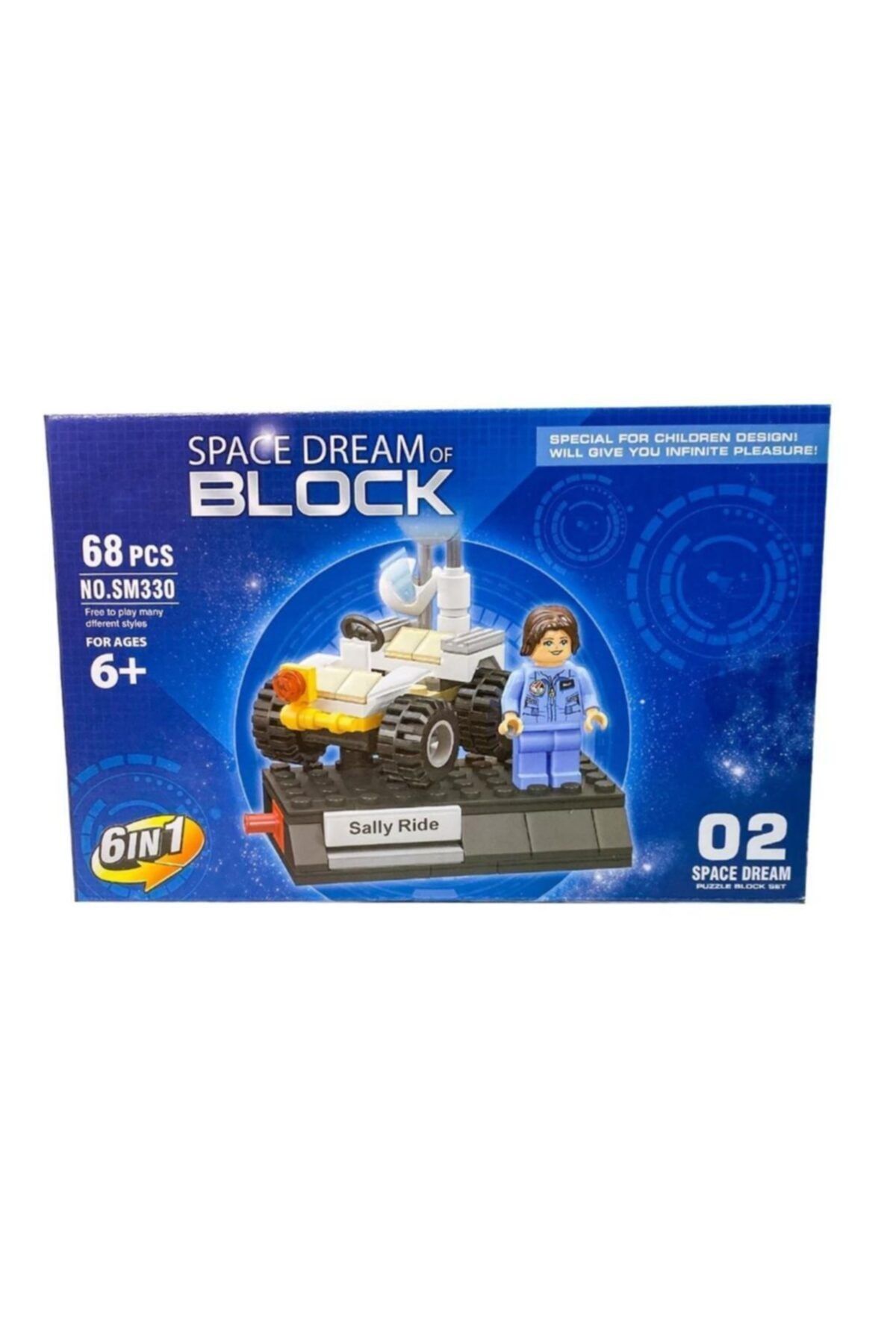 K z lkaya Oyuncak Space Dream Of Block Sally Ride 68 Piece Lego