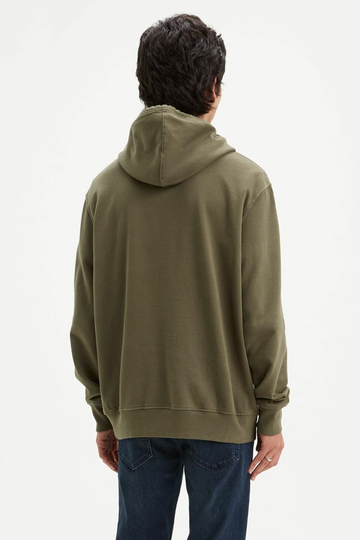سویشرت لیوایز مردانه  خاکی  طرح دار Regular/رگولار      | Levi's 19491-0110 TR - تصویر 2