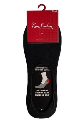 Feluka Pamuk Kadın Görünmez Çorap Siyah PC-4101