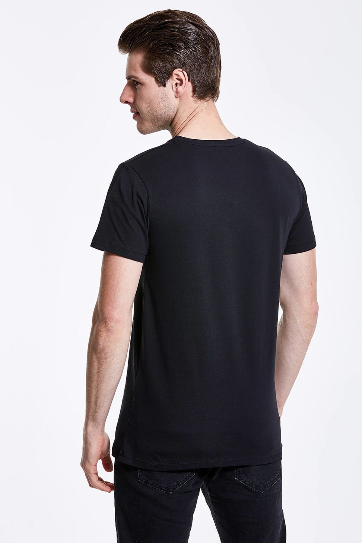 Ltb-Men's BLACK T-SHIRT 012188440260890000 3