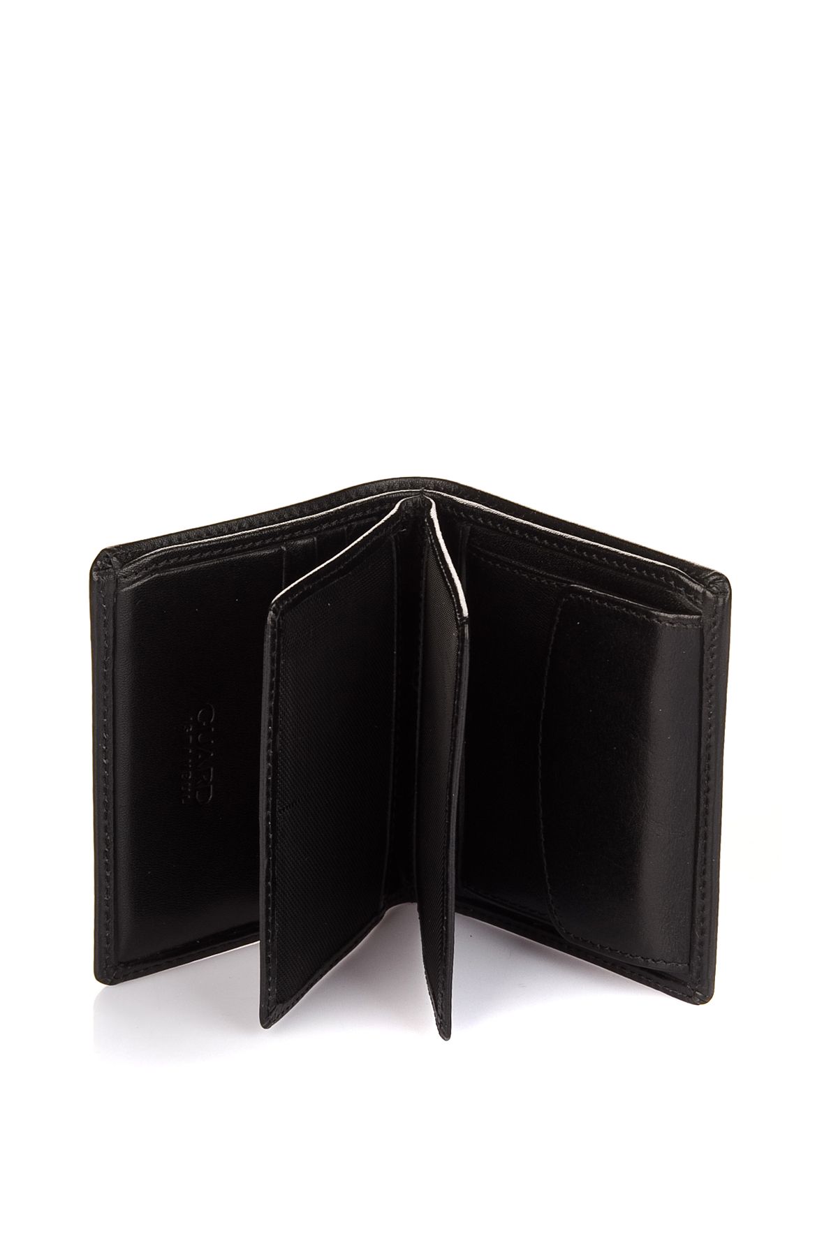 GUARD-Genuine Leather Black Men's Wallet 703.G.01 3