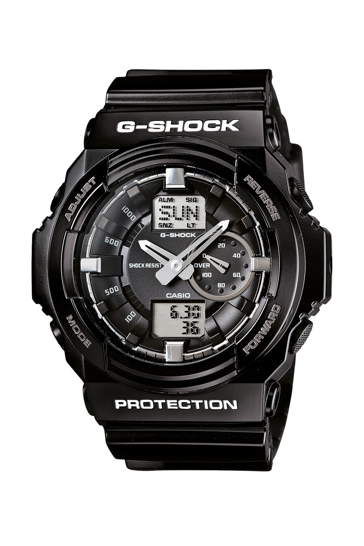 Casio-ساعة يد جي شوك للرجال GA-150BW-1ADR 1