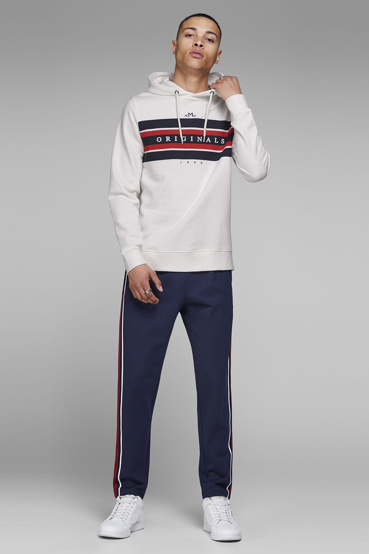 سویشرت مردانه طرح دار آستین بلند | جک اند جونز Jack & Jones 12146000 - تصویر 3