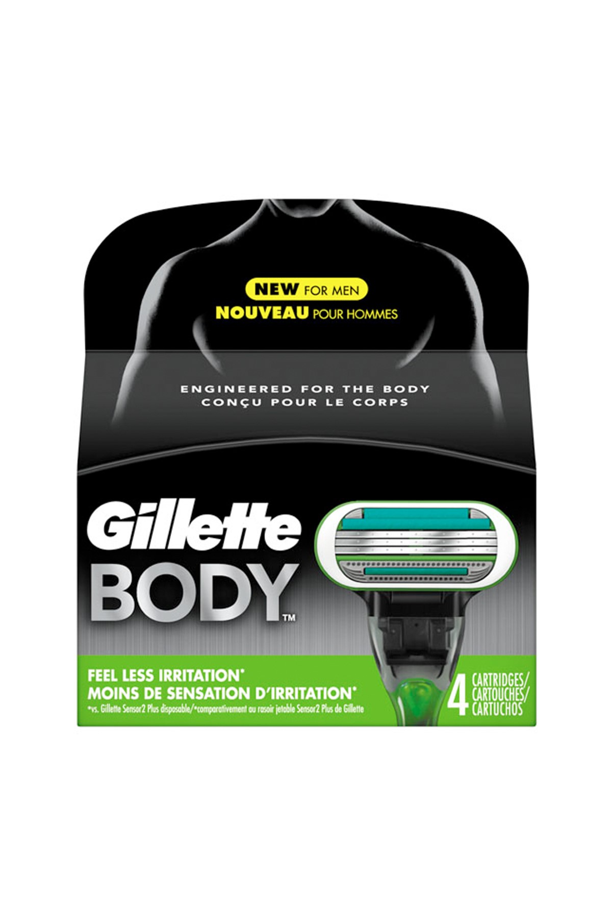 Gillette Body Vücut için Tıraş Bıçağı 4'lü