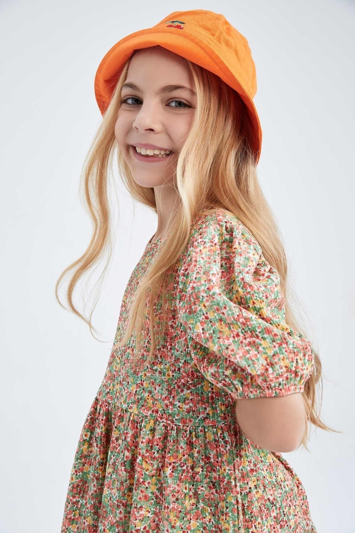 DeFacto Kleid Grün Smock-Kleid FN6054