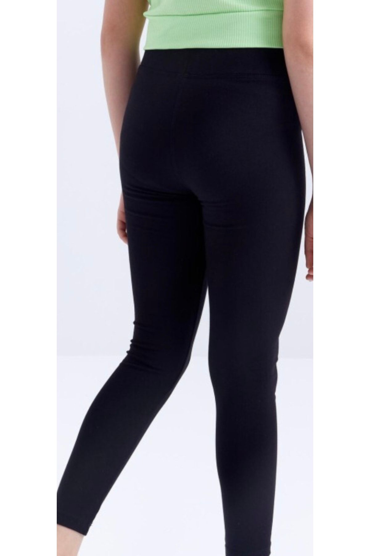 Kız Çocuk Genç 14 15 16 17 Yaş Içi Polarlı Kışlık Fitilli Tayt Spor Pantolon