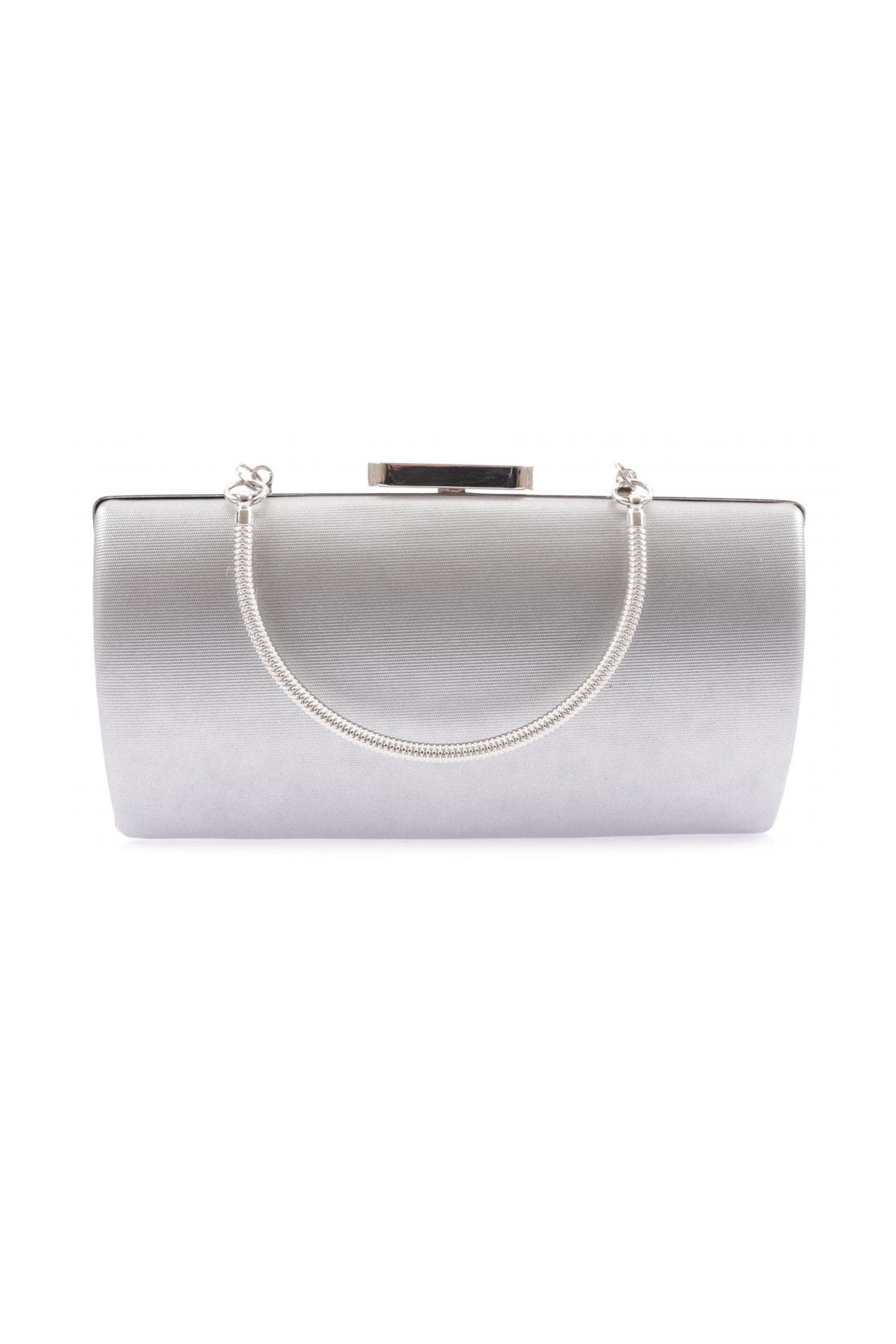 Plain silver cheap clutch bag