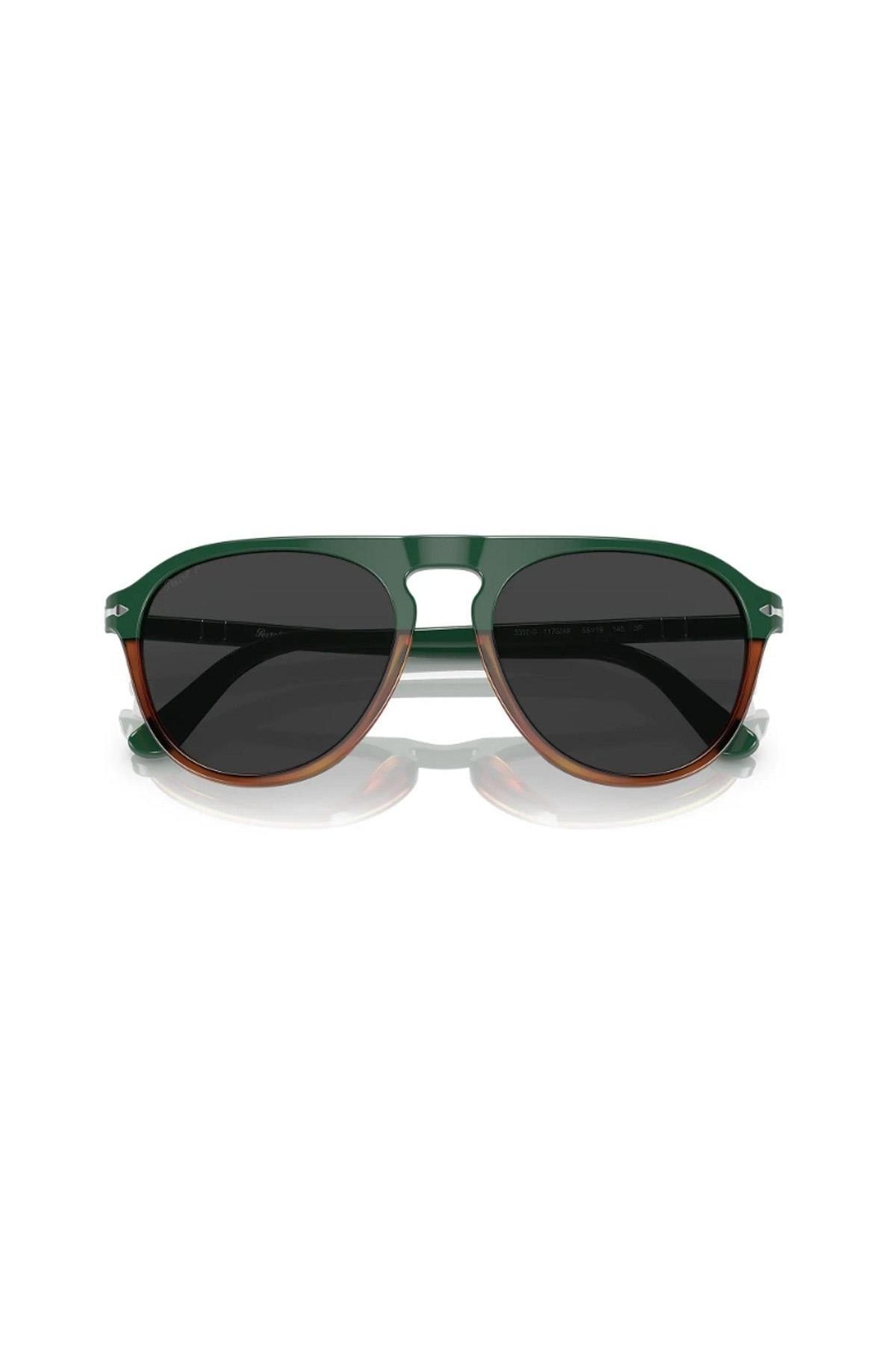 عینک آفتابی چند رنگ مردانه و زنانه یونیسکس پولاریزه Po3302s 117548 55 Persol