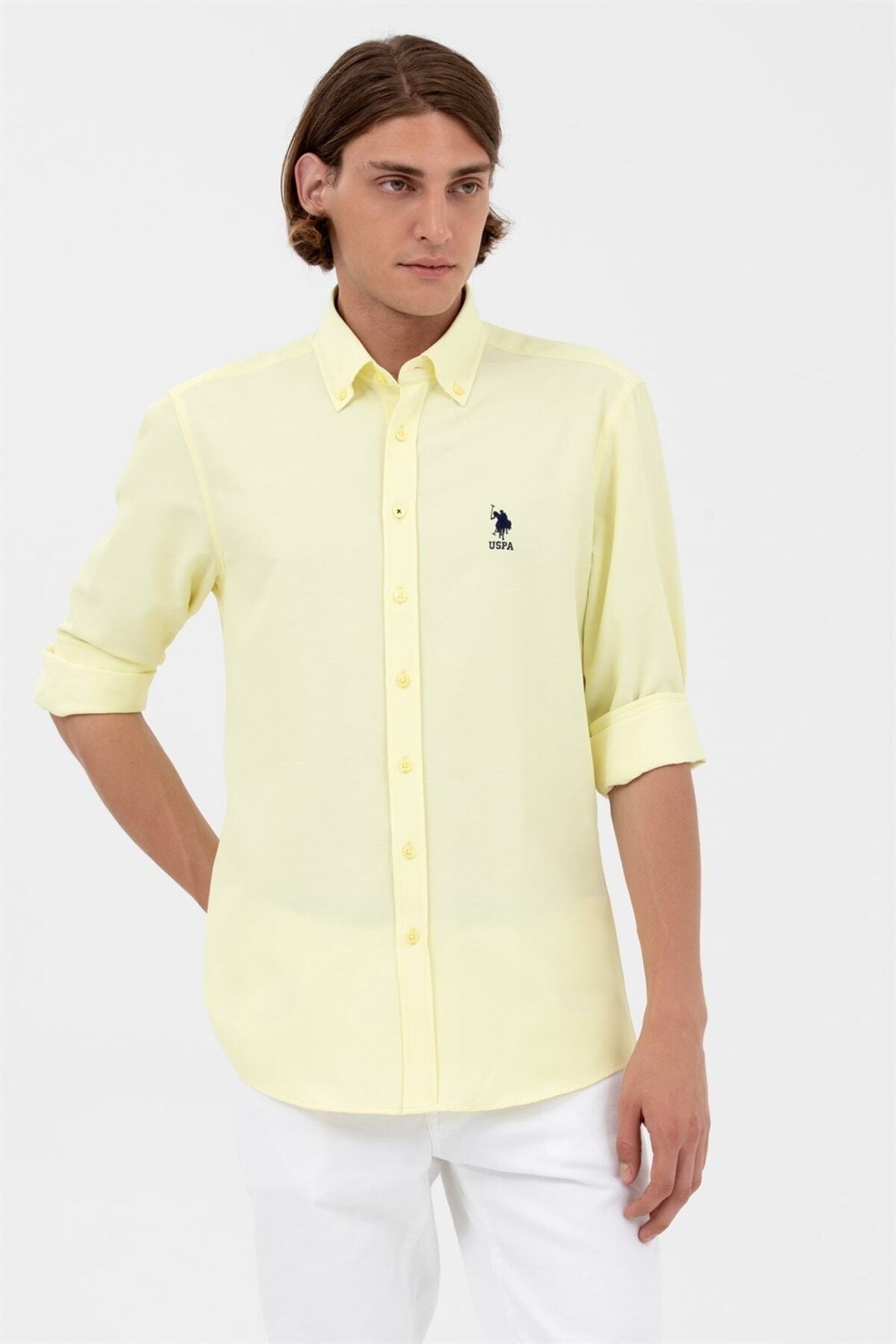 U.S. Polo Assn. U.s.polo Assn Erkek Nova023y Gömlek 1571130 — سرمه‌ای