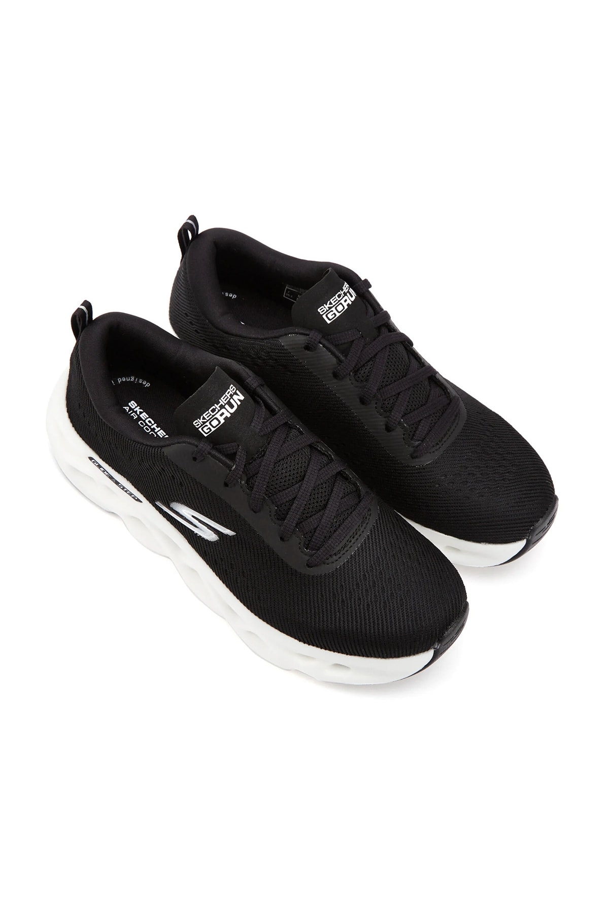 اسنیکر زنانه مشکی اسکیچرز | 128791 BKW اورجینال - تصویر 3