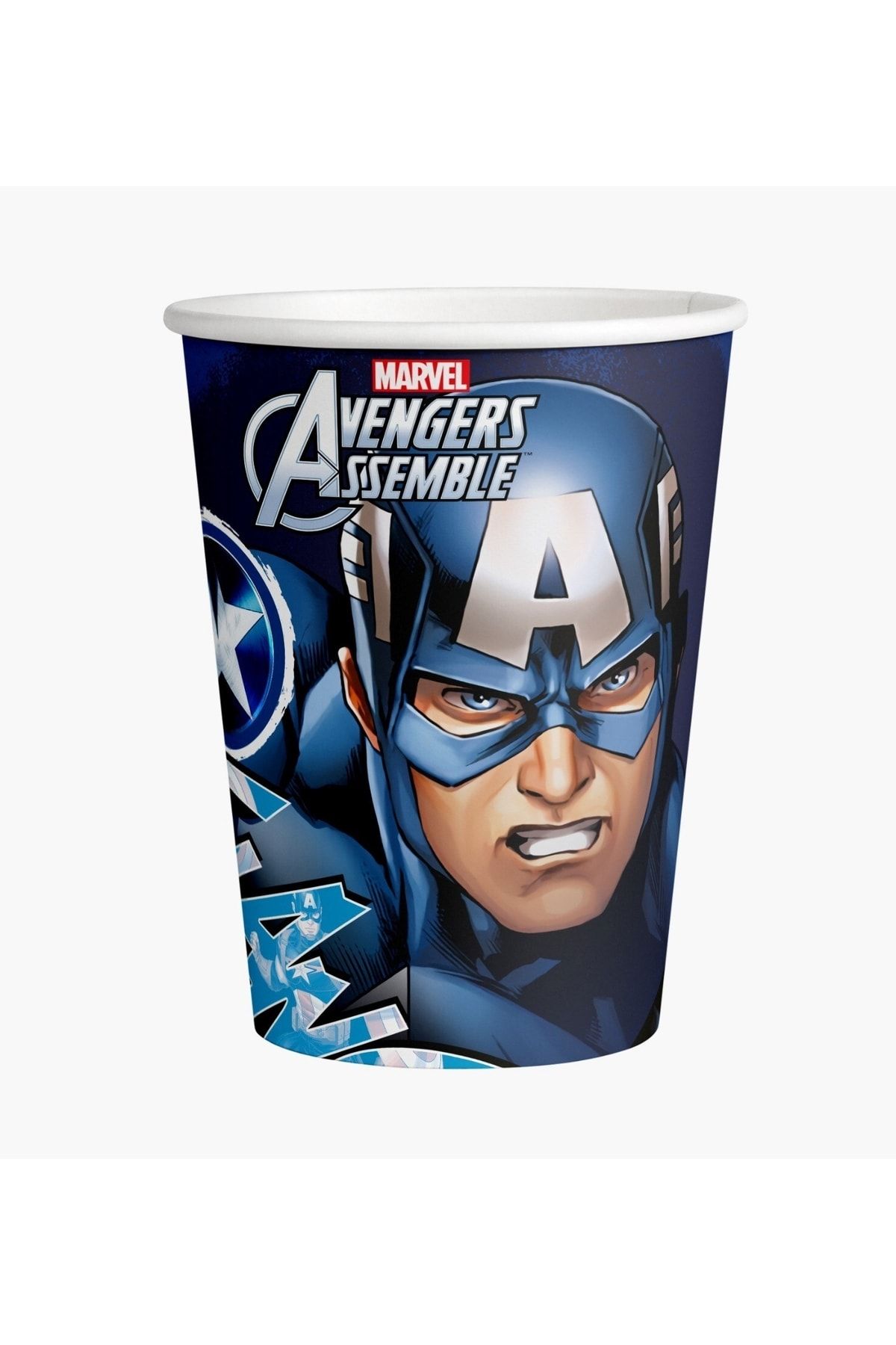 kullanatparti-Captain America Theme Birthday Party Ornaments for 24 People with Banner+captain America Party Supplies Set 3