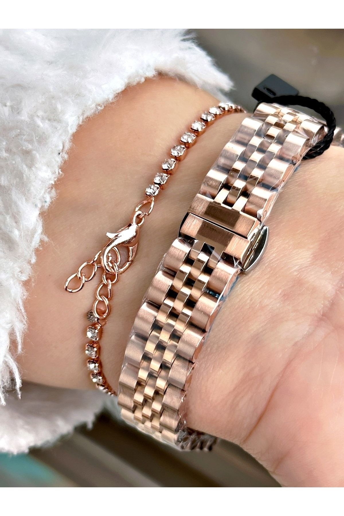 Rose gold shop rolex bracelet