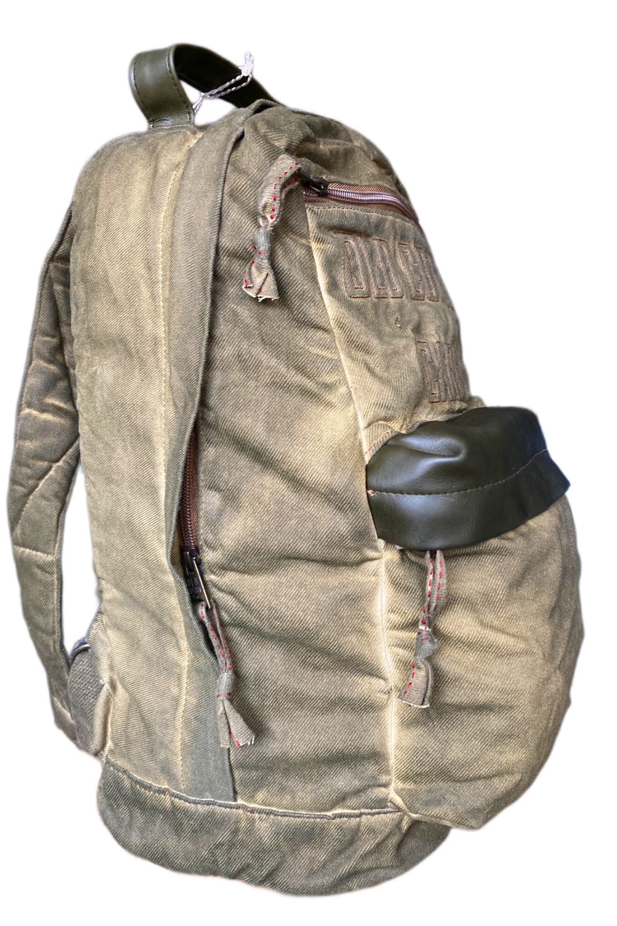 کوله پشتی زنانه خاکی old cotton cargo | 7003 اورجینال - تصویر 2