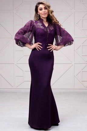 Kadın Üstü Likralı Dantel Altı Scuba Elbise 8095