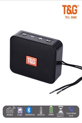 Hobipix Kablosuz Hoparlör Bluetooth Speaker Ses Bombası -166 Siyah tg16601