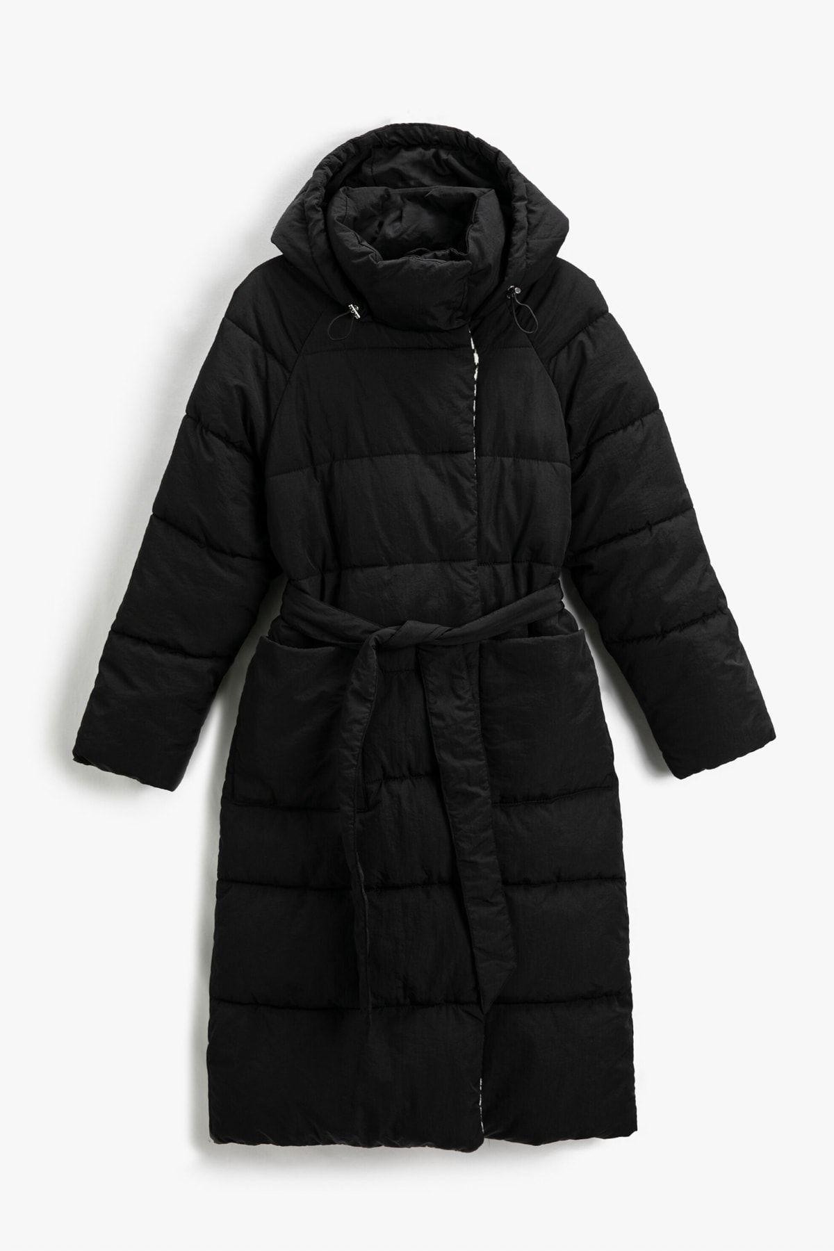 Koton Mantel Schwarz Puffer Fast ausverkauft
