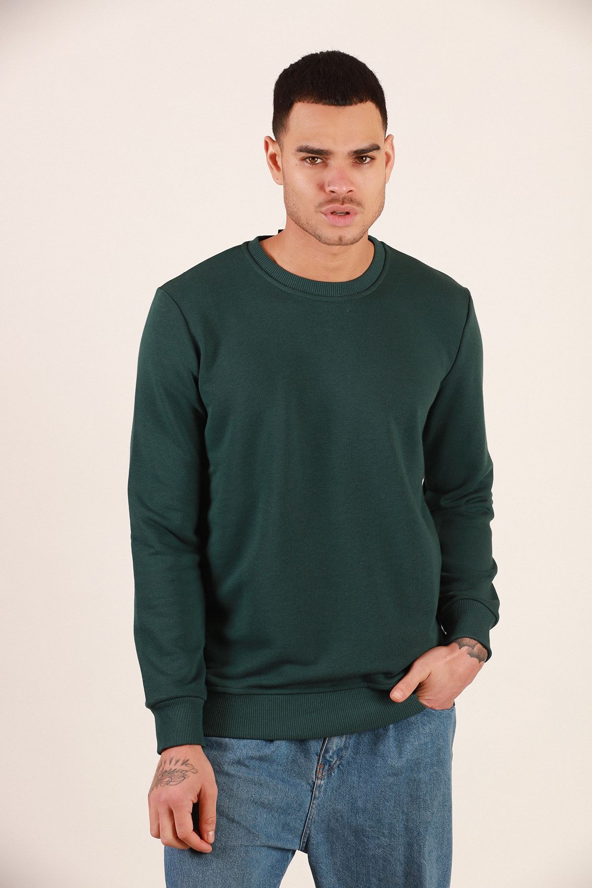Dark green outlet sweatshirt mens