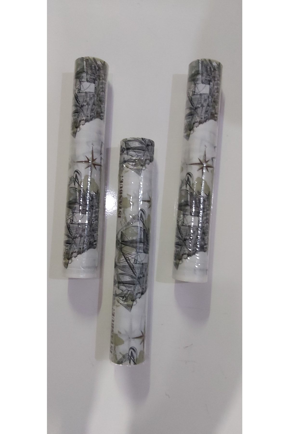 Taşkın Home-3-Piece Multi-Purpose Shelf Cover and Multi-Purpose Storage for Refrigerator, Drawer, Shoe Rack 45 X 2 Mt 2