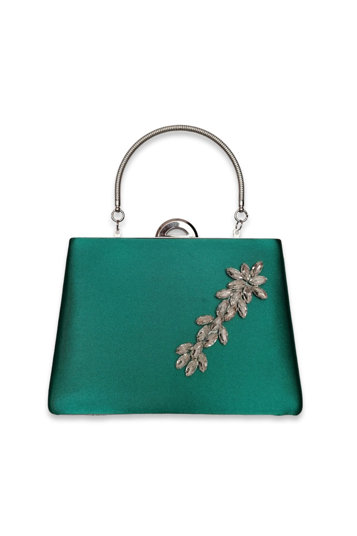 Dark deals green clutch