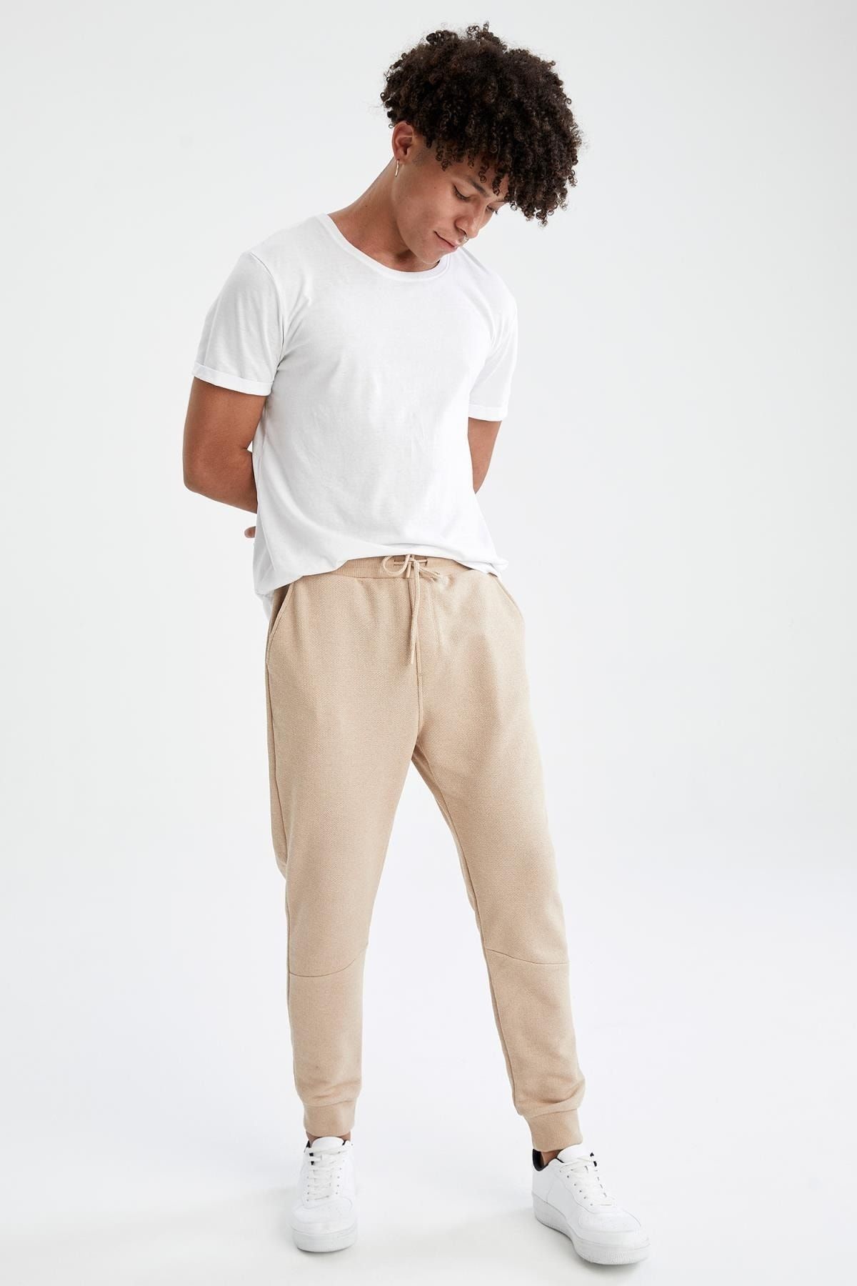 DeFacto-Slim Fit Basic Jogger Sweatpants 5