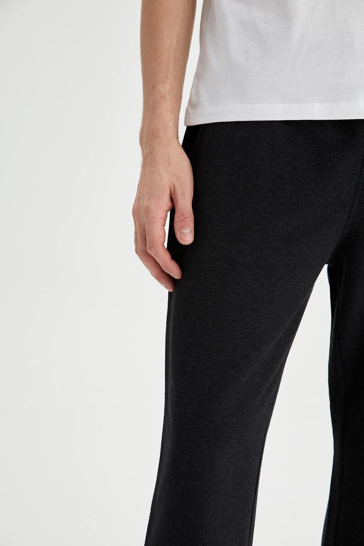 DeFacto-Men's Regular Fit Basic Pajama Bottom 3