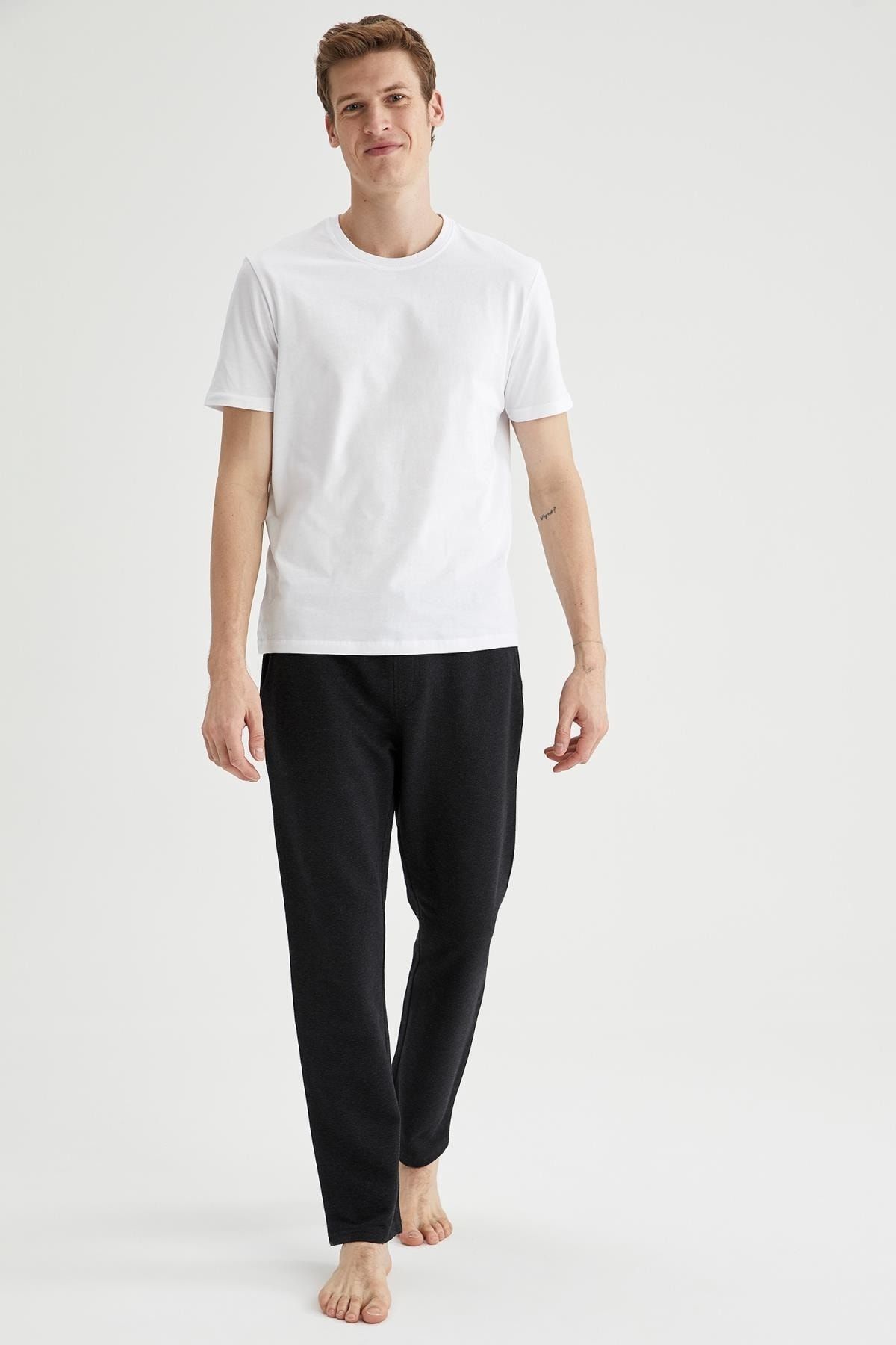 DeFacto-Men's Regular Fit Basic Pajama Bottom 6