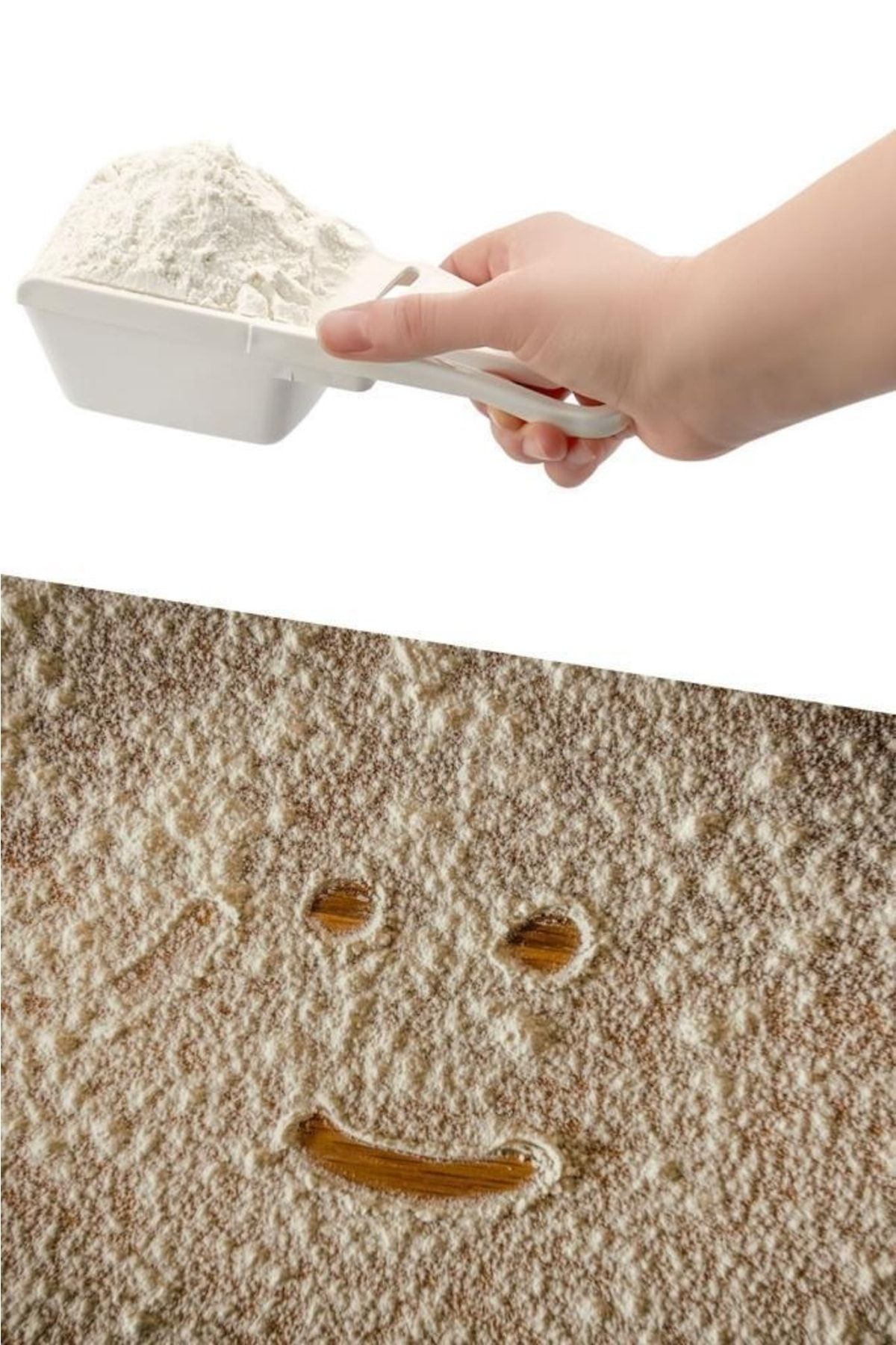 Flosoft-Flour Sugar Cocoa Pulses Detergent Measurement Set - 3-Piece Container, 3 Sizes (60ml,120ml,240ml) 2