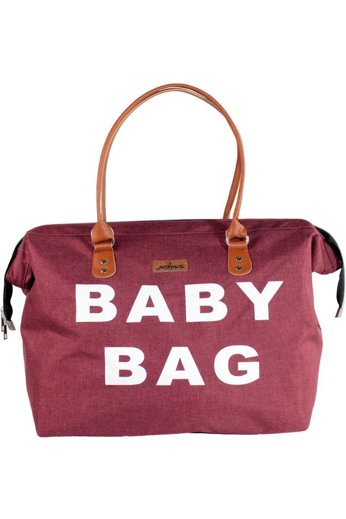 Molmini Mother Baby Bag, Сумка для ухода за ребенком, Детская сумка, Сумка для мамы, Детская сумка Linen Claret Red 8384