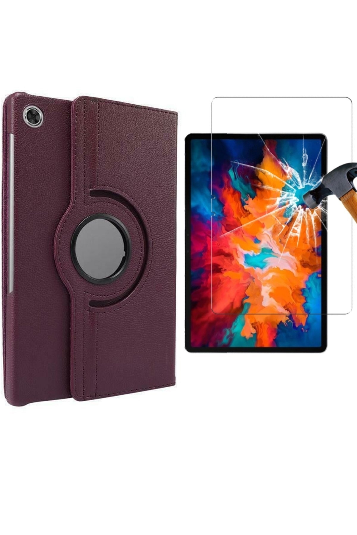 Lenovo Tab M10 Plus Tb125fu 10.61 (3rd generation ) Zaaj0353tr Case + Screen Protector