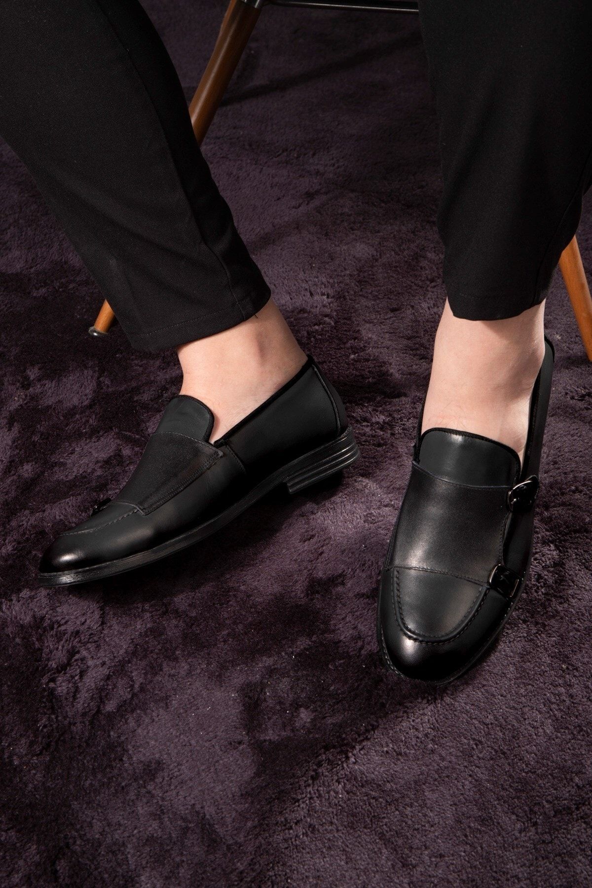 Ducavelli-Doppelte echte Leder-Herren-Loafer-Klassiker-Mokassin-Schuhe 7
