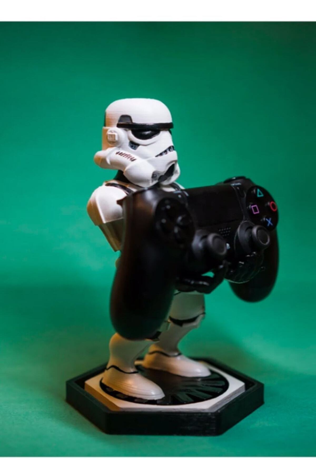 Star Wars Darth Vader Ve Stormtrooper Gamepad Kol Tutacağı 2'li Set Stand 3