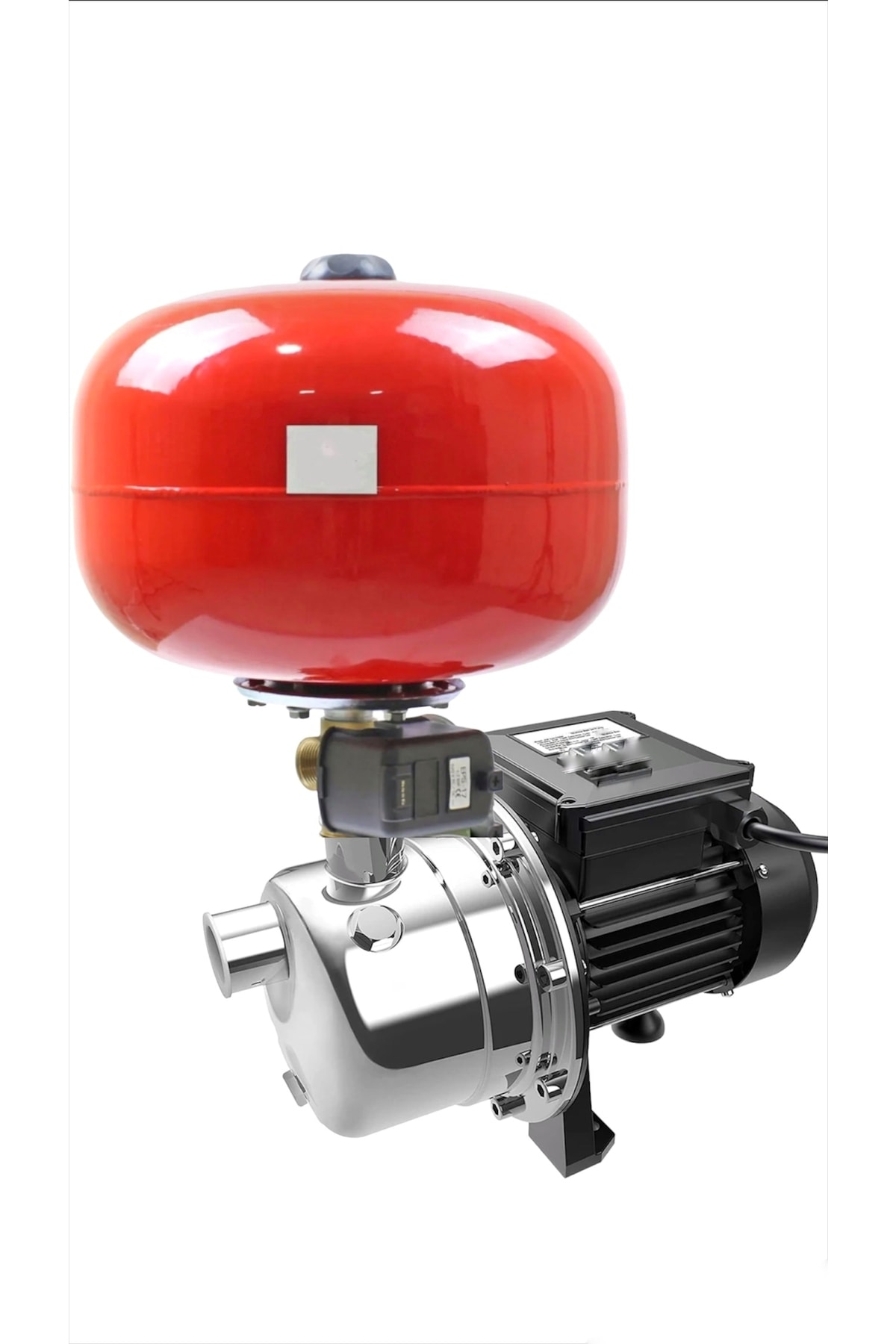 Germany Steel Bakır Sargı Paslanmaz 2 Hp Jet 750 24 L Tank Su Pompası Otomatik Hidrofor Set 5 Kat 5 Daire