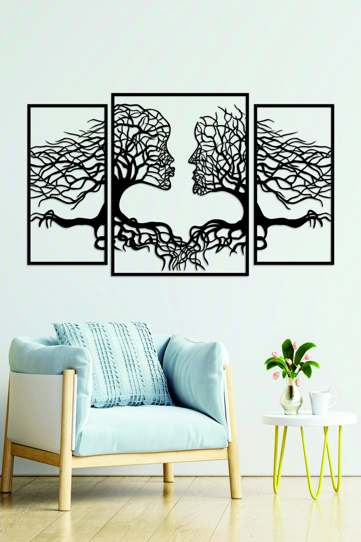 Wooden Tree Valentine Love Tree Wall Decor - Ornament, Wooden Decorative Painting