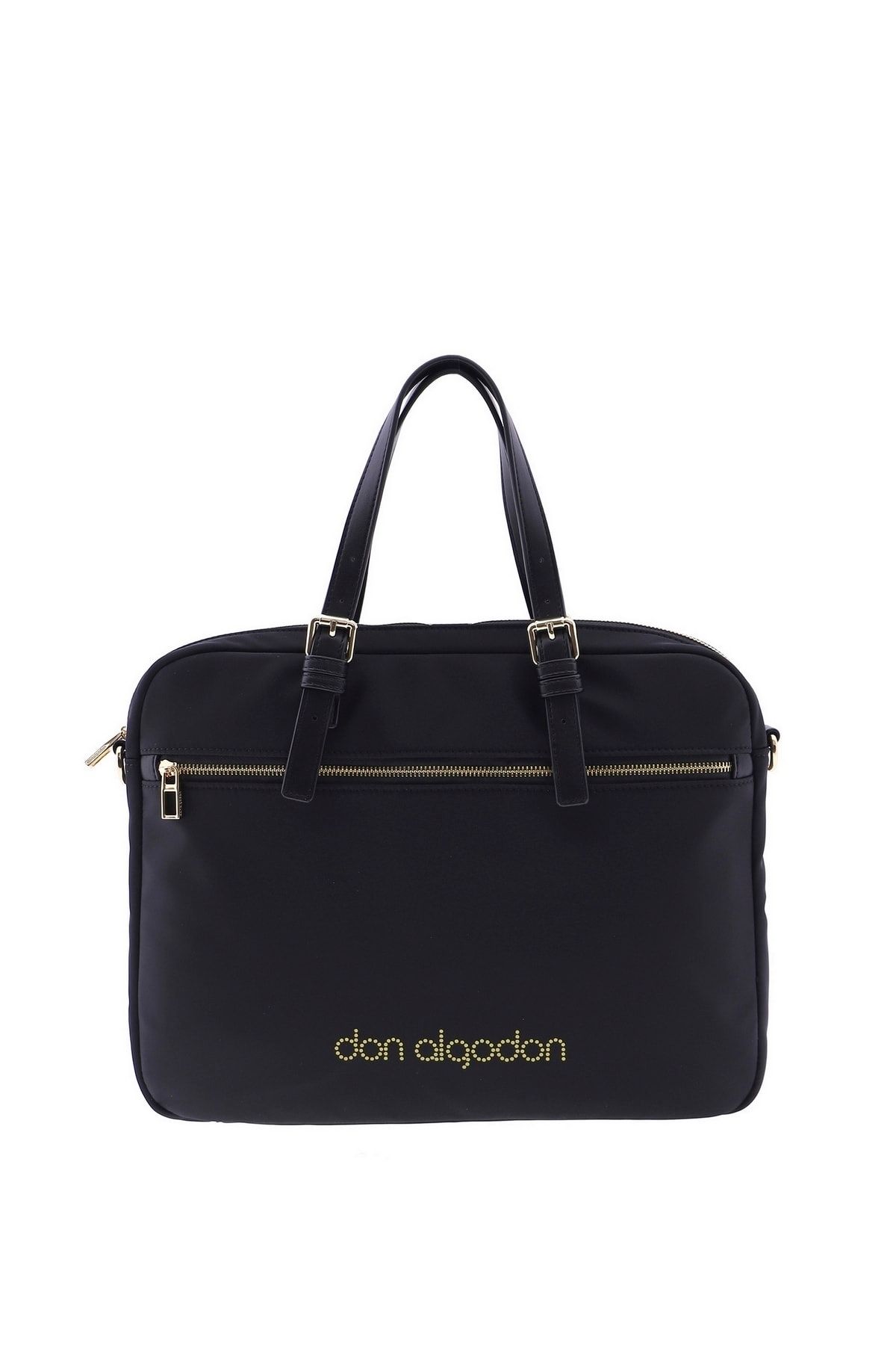 DON ALGODON Laptoptasche - Schwarz - Unifarben