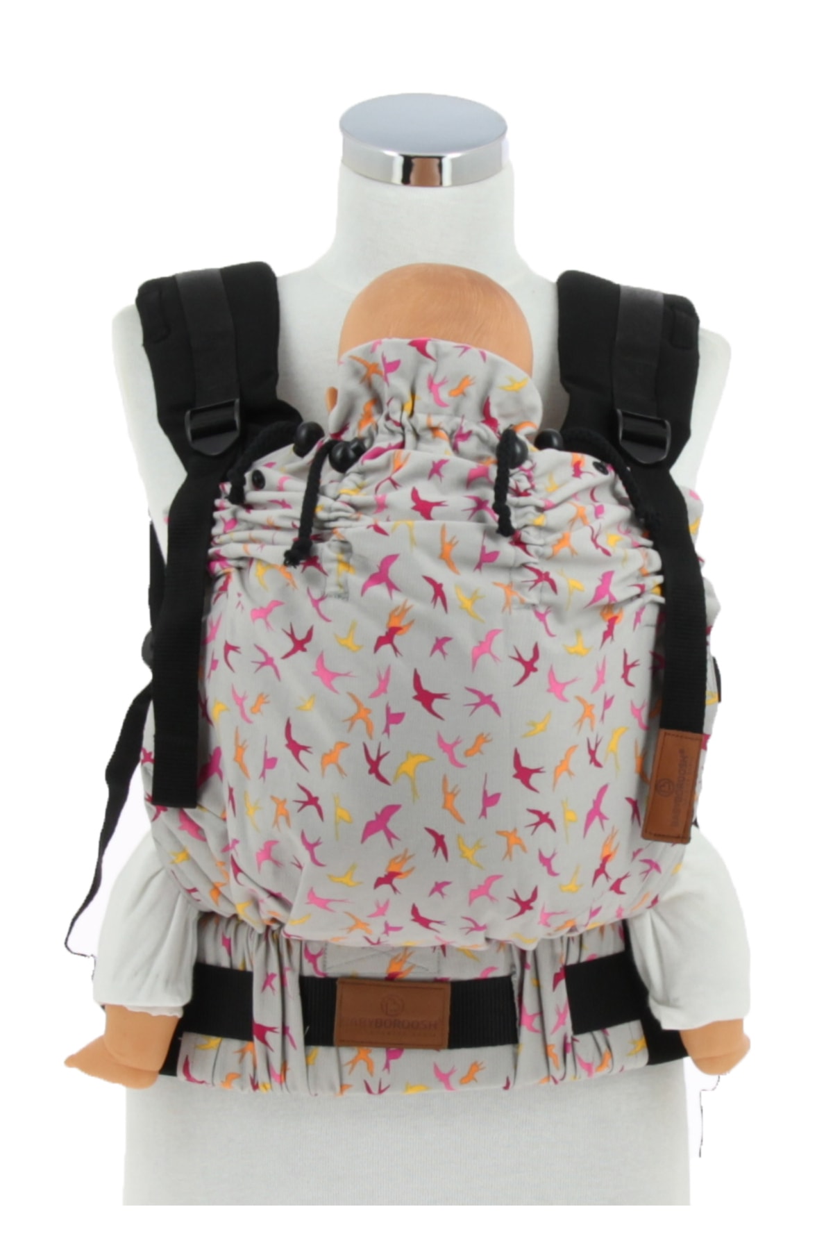 Boroosh Baby BorooshBaby Ergonomik Bebek Kangurusu 3,5-20 kg 0-4 Yaş Organik Pamuk CPC sertifika fotoğrafı 3 (önizleme)