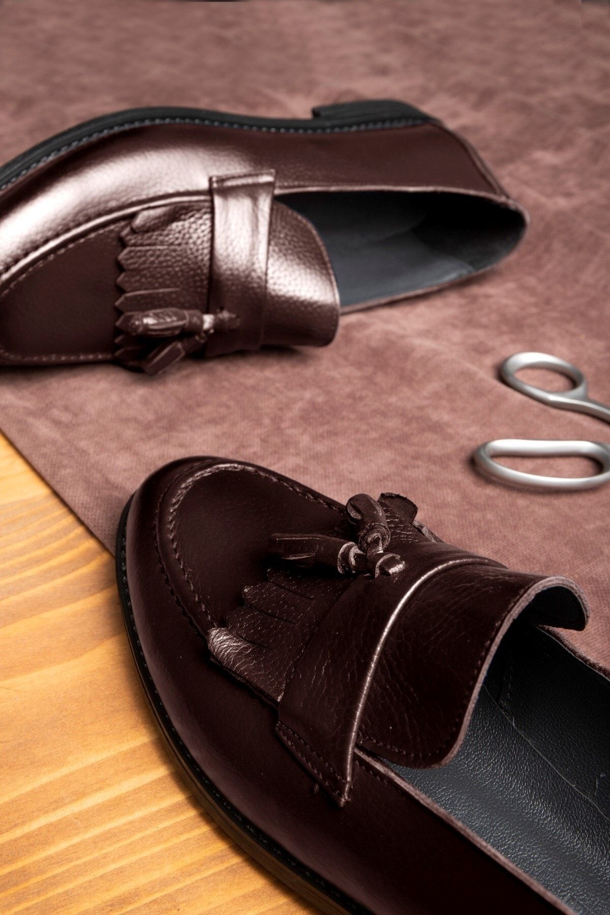 Ducavelli-Klassische Herrenschuhe aus echtem Leder mit Quaste, klassische Loafer-Schuhe, Mokassin-Schuhe 6