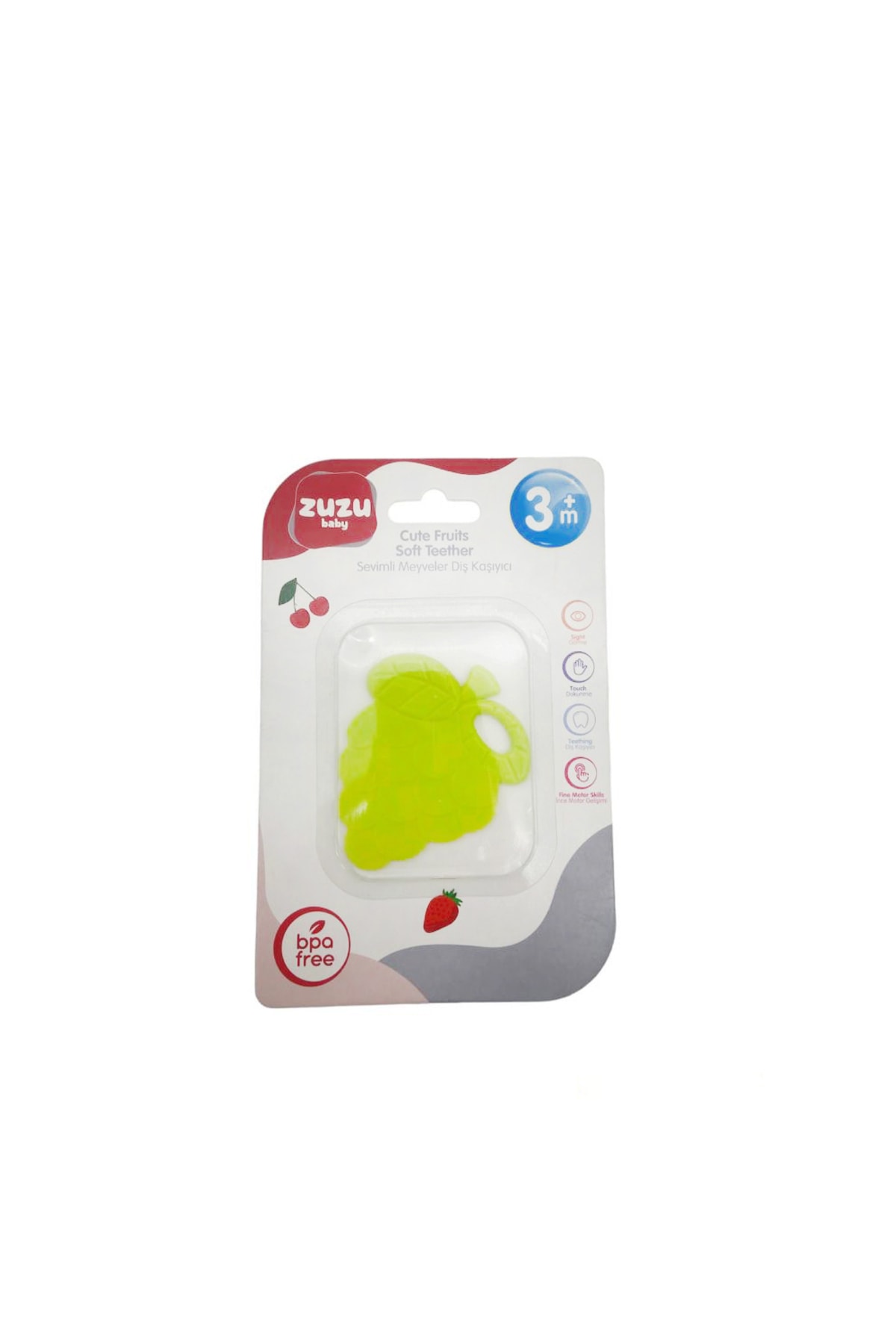 Zuzu Toys Bebekler Için Sevimli Meyveler Diş Kaşıyıcı Renkli fotoğrafı 4 (önizleme)