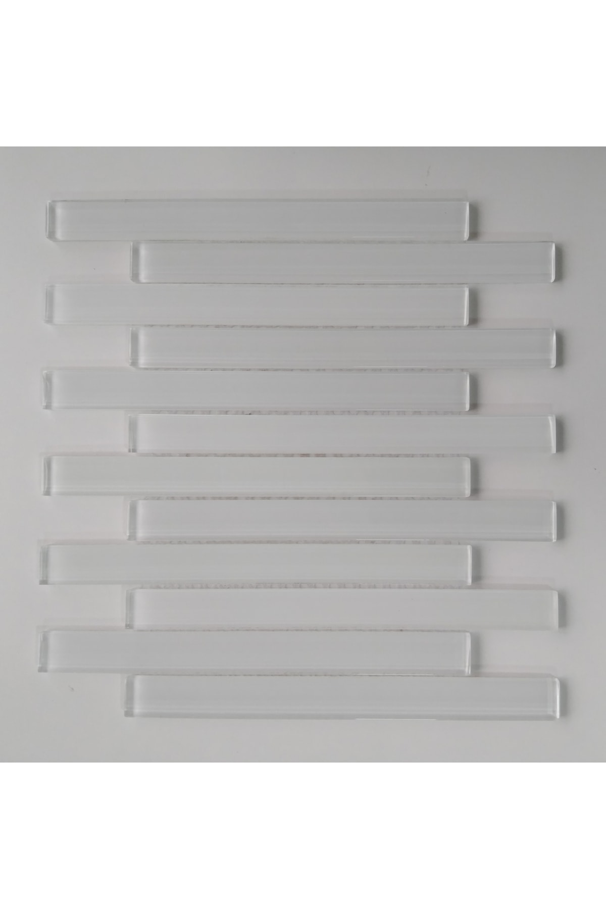 Kitchen Countertop 23x248 Mm Crystal Glass Mosaic ( 1 Box = 1 M2 Price )