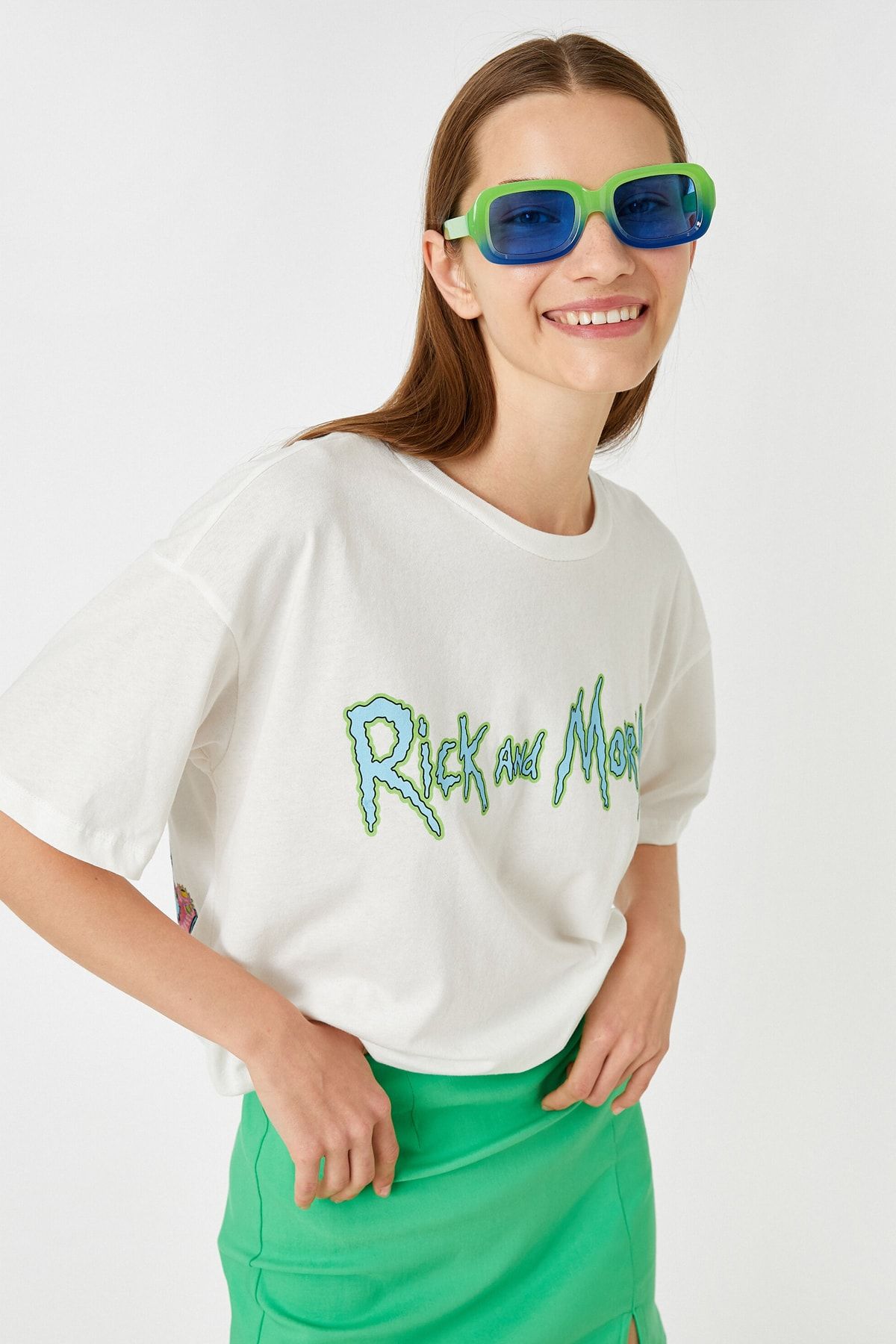 Koton T-Shirt Ecru Regular Fit