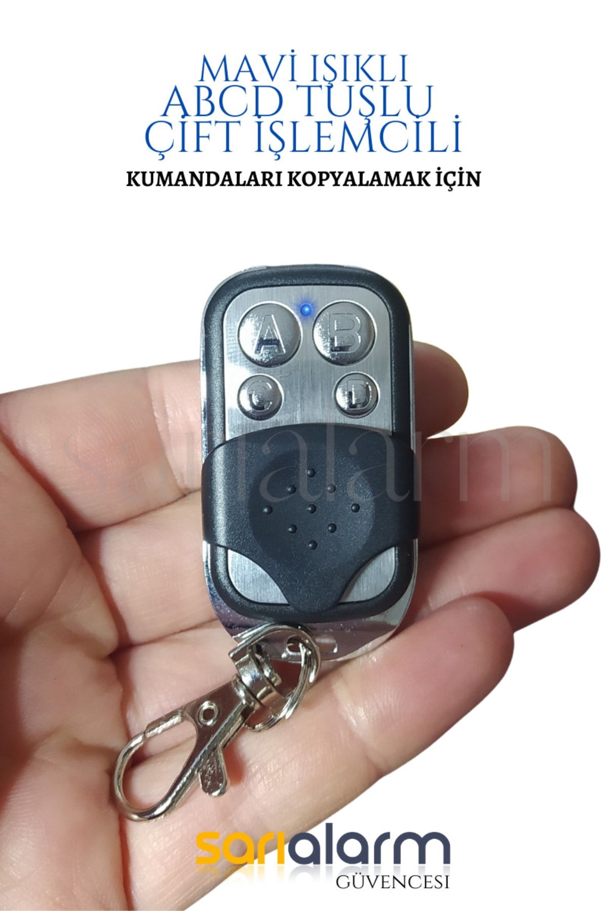 sarıalarm-Blue Light Dual Processor Abcd Key Smart Remote Control 1