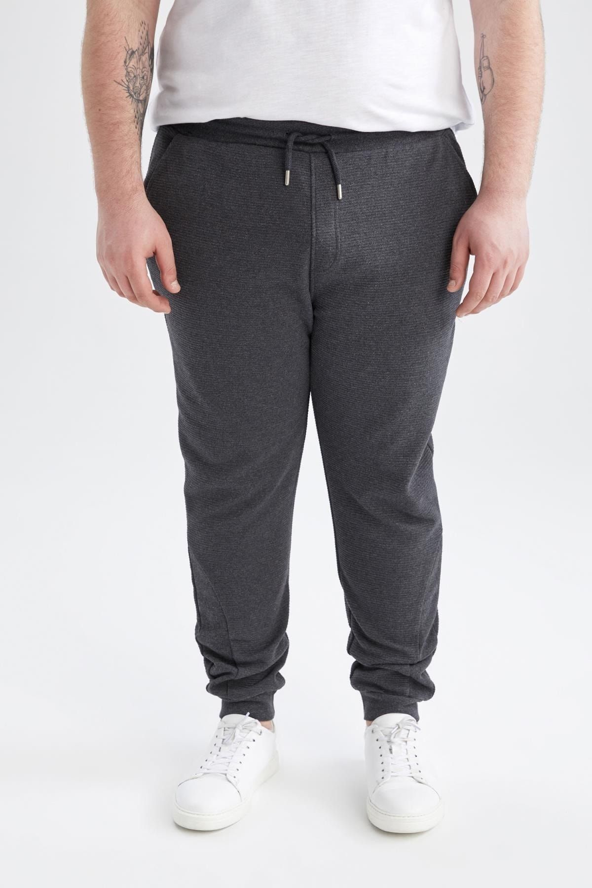 DeFacto-Slim Fit Basic Jogger Sweatpants 8