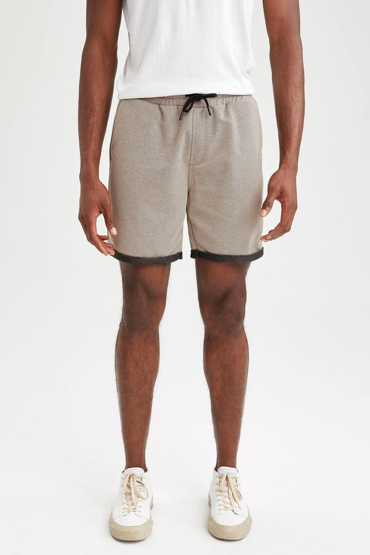 DeFacto Slim Fit Duble Paça Şort VB6188