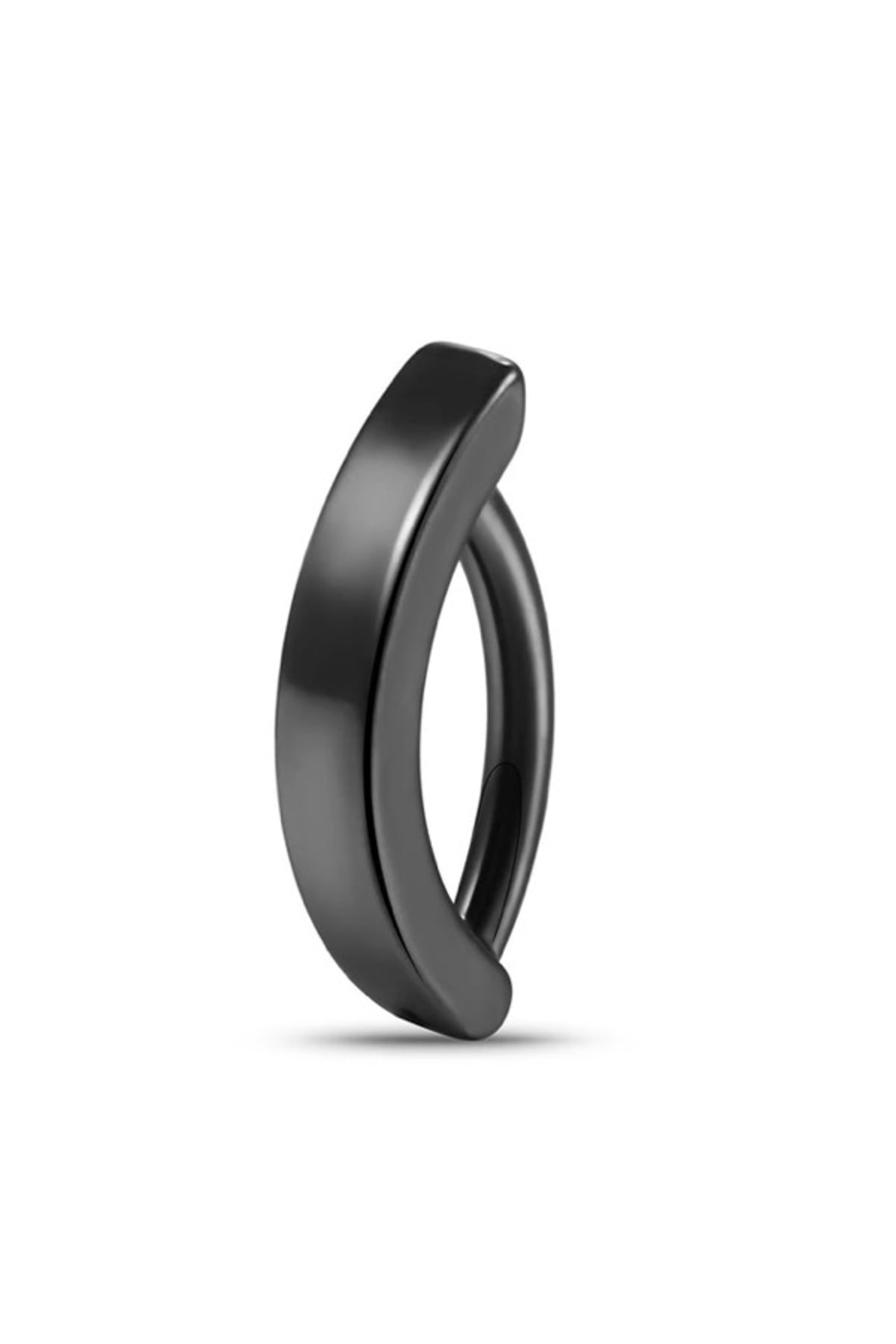 316l Surgical Steel Half Ring Belly Piercing Black Color