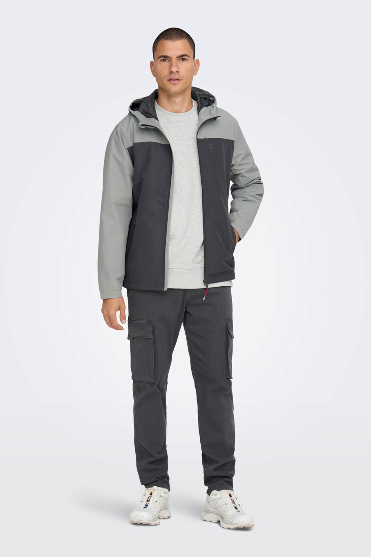 ژاکت مردانه خاکستری Only & Sons | 8.16342E+16 اورجینال - تصویر 2