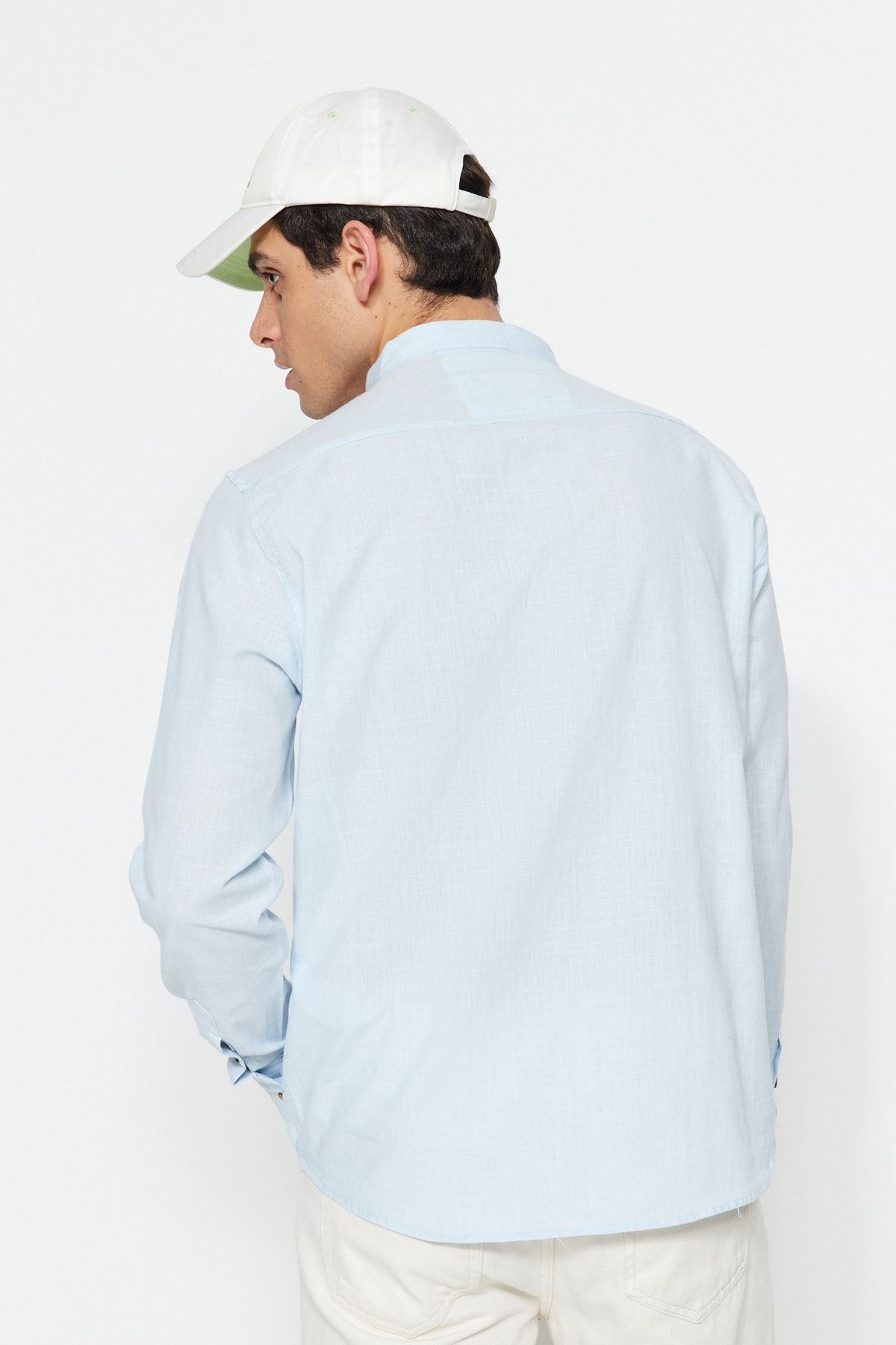 Trendyol Collection Hemd Blau Regular Fit FN7208