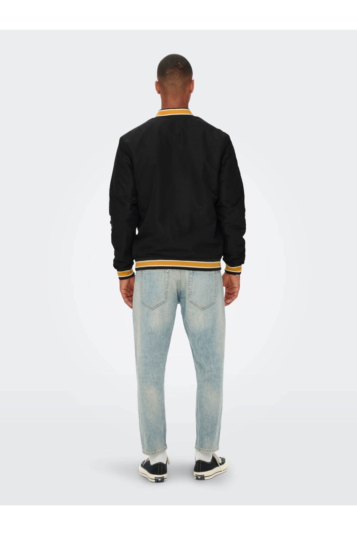 کاپشن مردانه Onsloui Varsity Jacket Otw - 22022509 Only & Sons