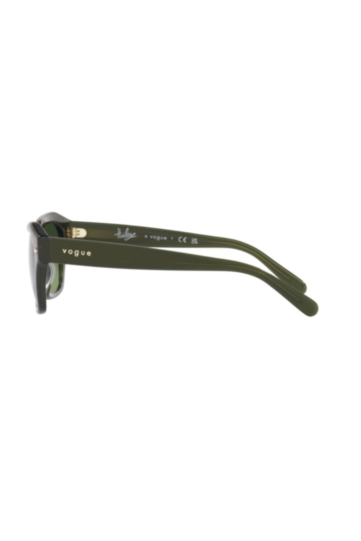 عینک آفتابی سبز زنانه Hailey Series 5444-s 30032a 52-18 135 Vogue