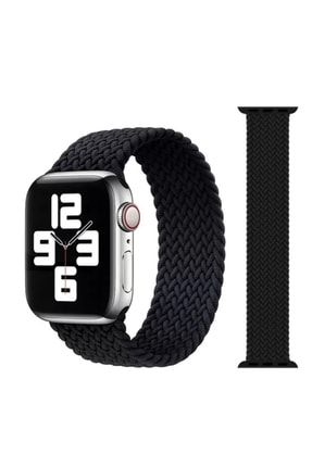 Apple Watch 42/44/45/49 Mm Uyumlu Solo Döngü Örgü Işlemeli Esnek Kordon soloiwatch02