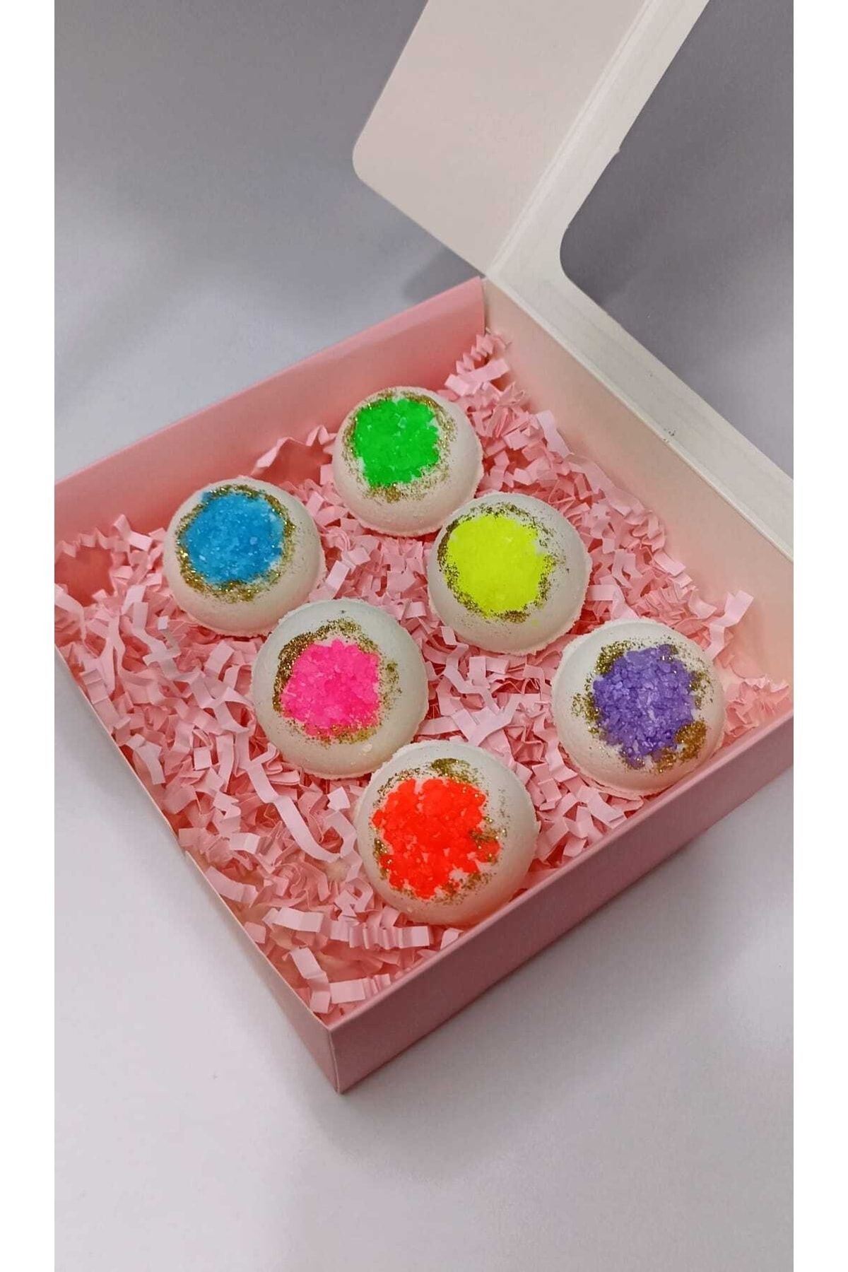Star Bomb Neon Seri Çiçek Bahçesi Banyo Topu, Nem Bombası 6x45 gram